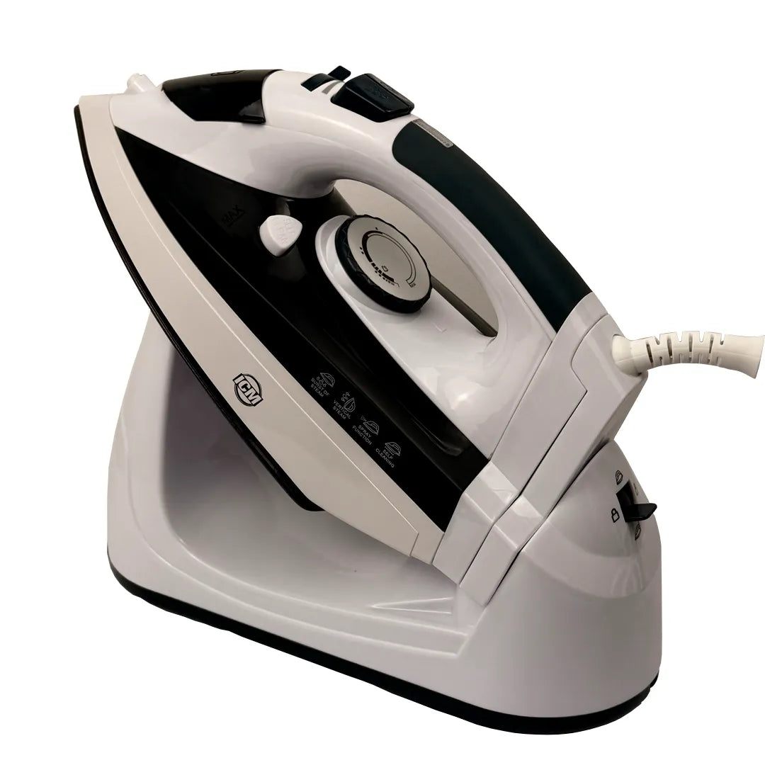 Plancha Inalambrica ICM-P05 Ceramica Color Blanco 1500w