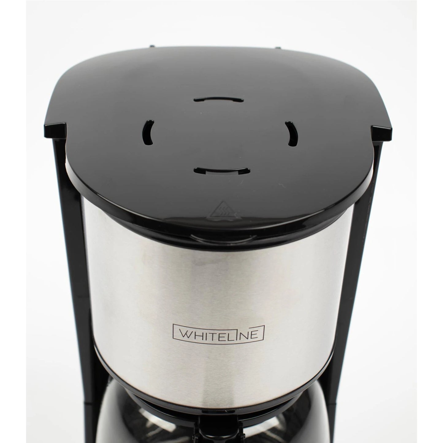 Cafetera 12 Tazas Whiteline Jarra Vidrio Y Filtro 22469759 Color Negro
