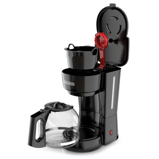 Cafetera 12 tazas Black+Decker CM0916B semi automática de goteo color negro