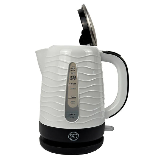 Hervidor De Agua Eléctrico Icm 1200w ICM-1-02 Color Blanco
