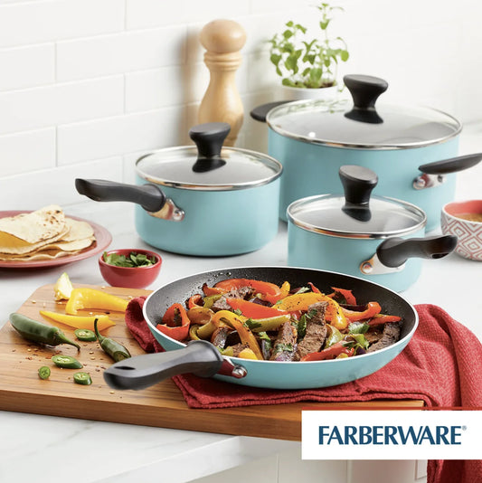 Batería 12pzs, antiadherente, Realiance, Farberware 22292