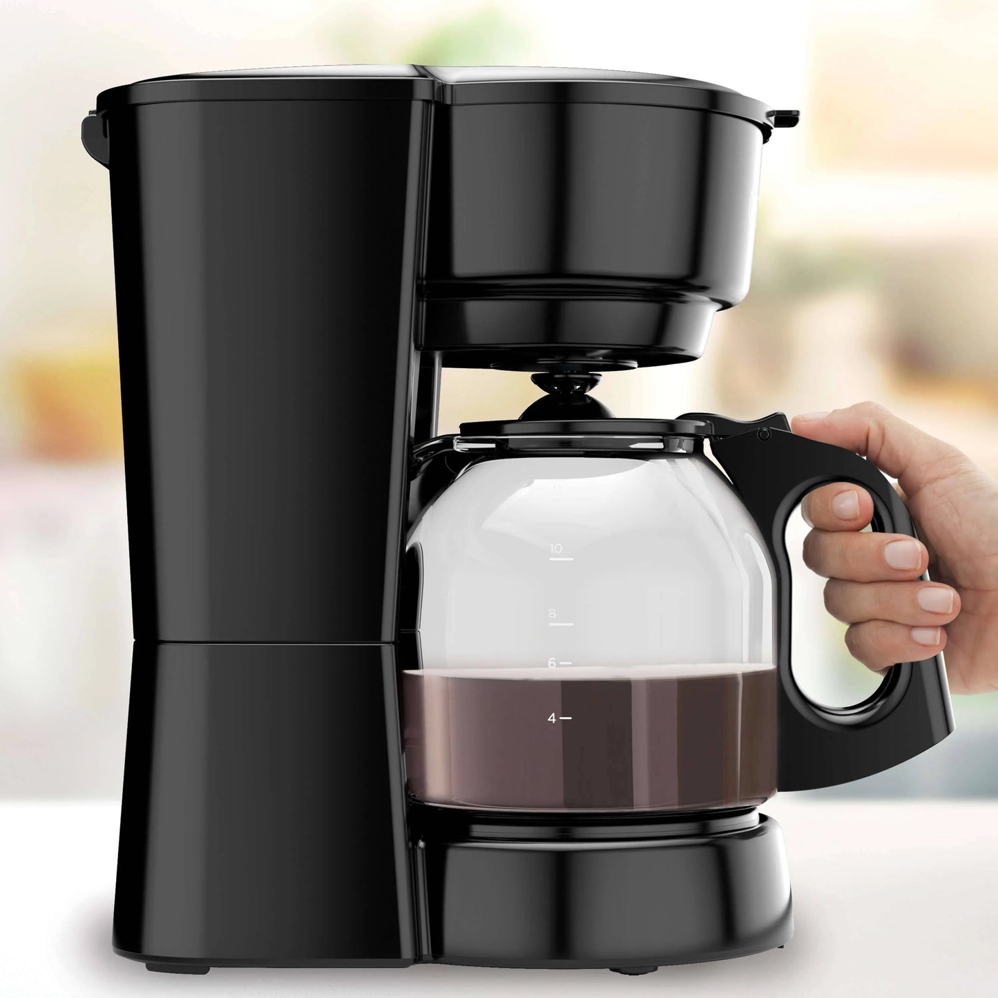 Cafetera 12 tazas Black+Decker CM0916B semi automática de goteo color negro