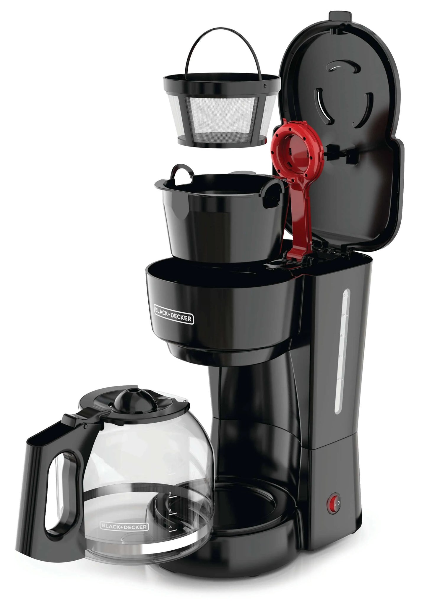 Cafetera 12 tazas Black+Decker CM0916B semi automática de goteo color negro