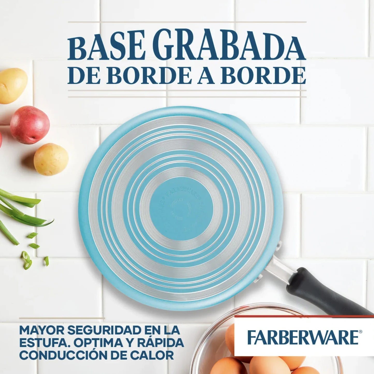 Batería 12pzs, antiadherente, Realiance, Farberware 22292