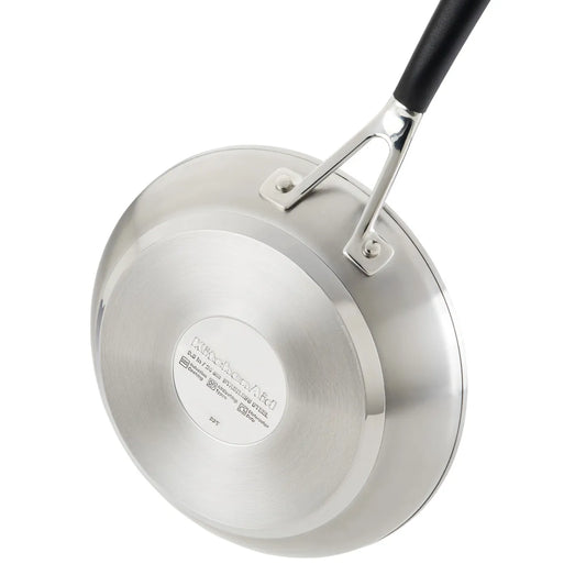 Batería 10Pzs, acero inoxidable, placa de inducción, KitchenAid.