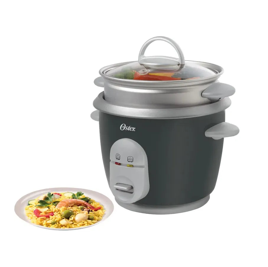 Arrocera Multiusos Oster, Capacidad de 3 Tazas, Gris, 4722