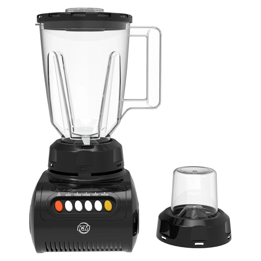 Licuadora Icm Miamix 350w Vaso Plastico 1.5l 4 Velocidades + Pulso Con Picatodo