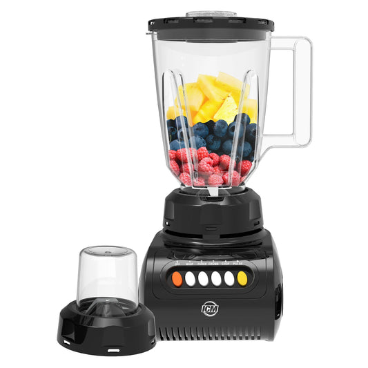Licuadora Icm Miamix 350w Vaso Plastico 1.5l 4 Velocidades + Pulso Con Picatodo
