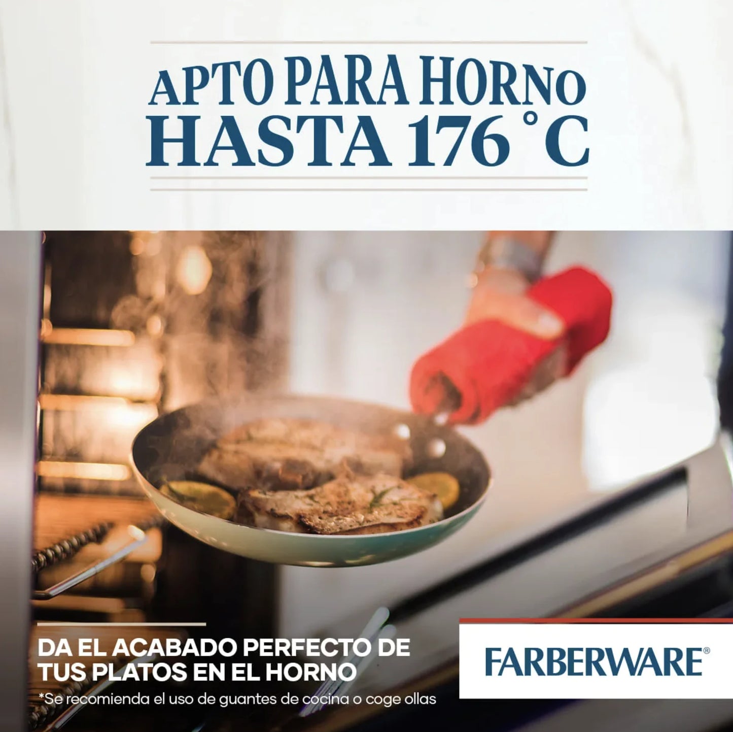 Batería 12pzs, antiadherente, Realiance, Farberware 22292