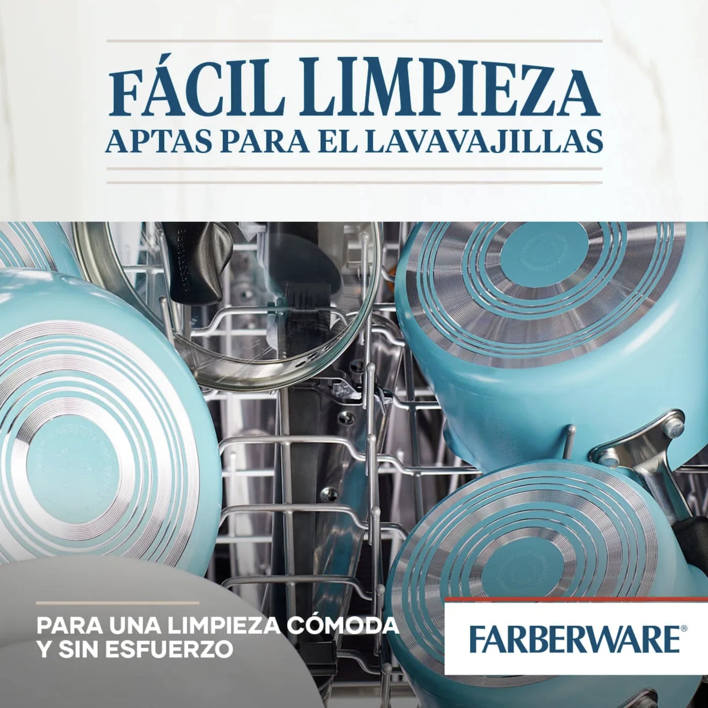 Batería 12pzs, antiadherente, Realiance, Farberware 22292