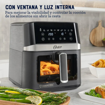Freidora de aire digital Oster 6L de capacidad CKSTAF60WDDF