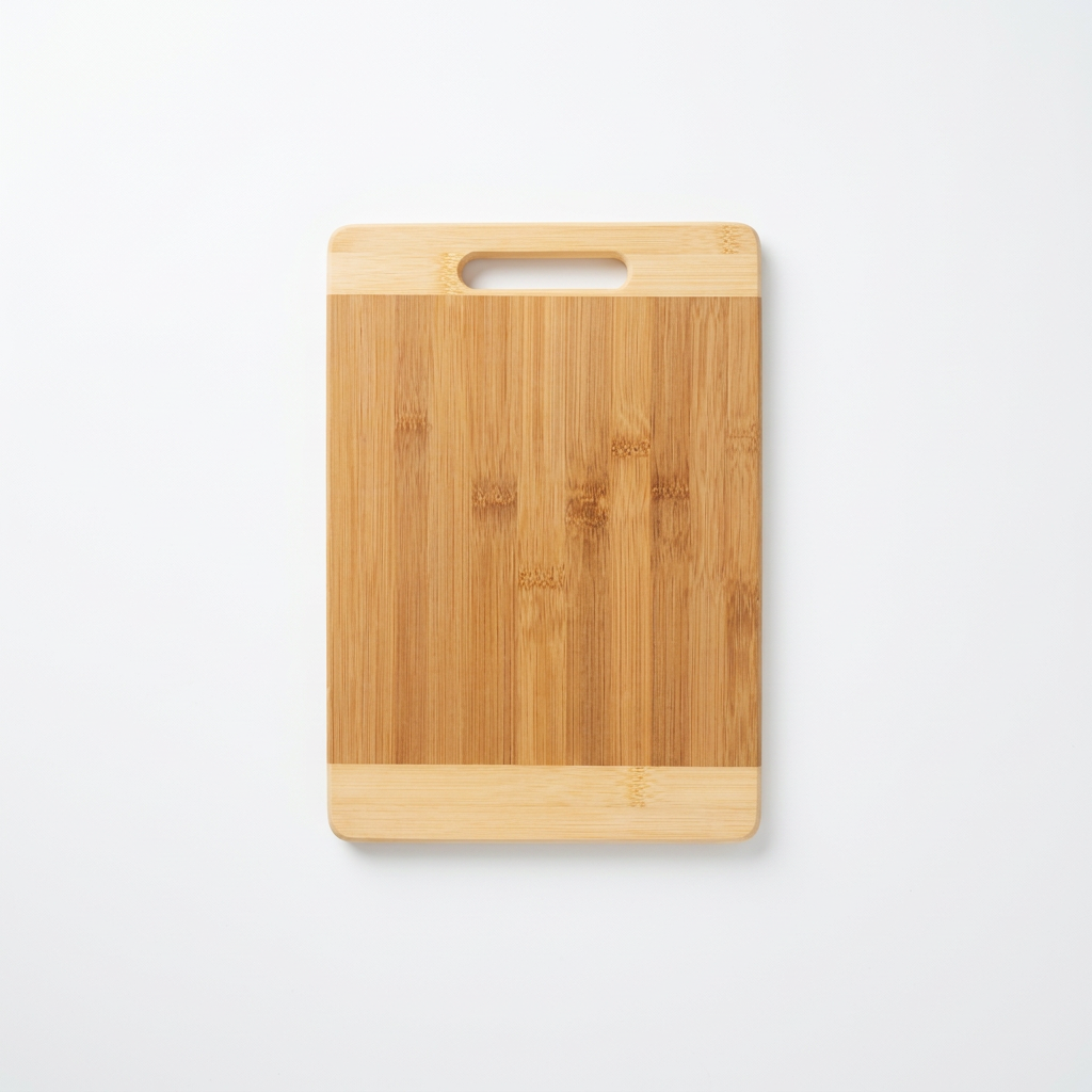 Tabla De Corte Bambú Madera Natural 40x30 Cm Libre De Bpa